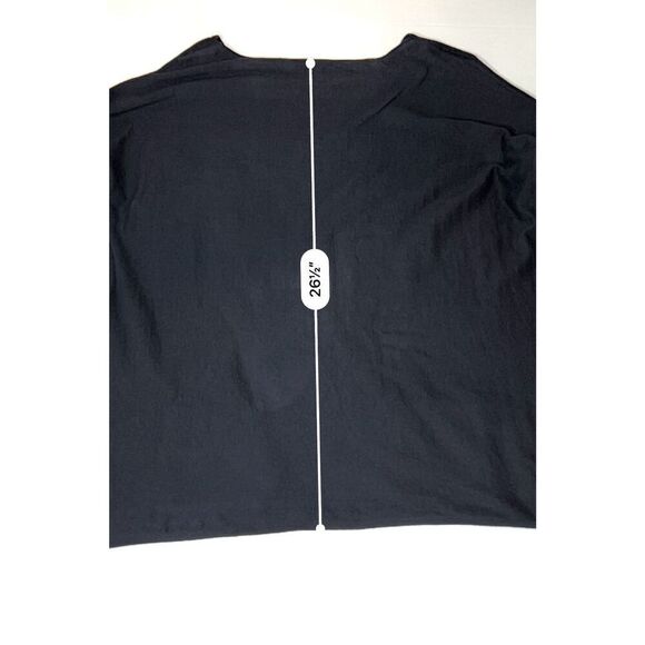 Lilly Pulitzer Elba Black Tunic Sweater LARGE Pom Poms Coolmax Oversized Boho - Picture 8 of 10